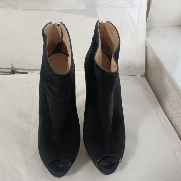 Prada Black suede  Boots ankle size 37 - Picture 7 of 15